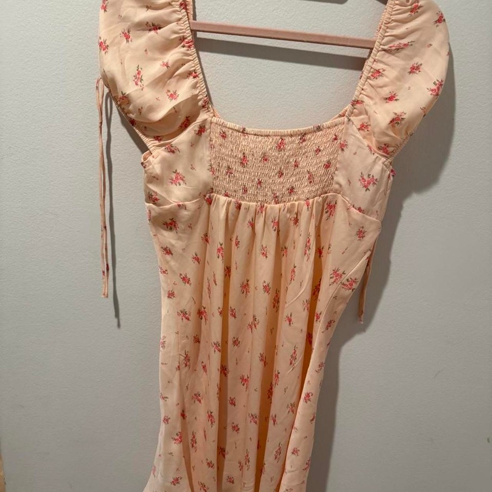 American Eagle Floral Peasant Mini Dress - Picture 4 of 4